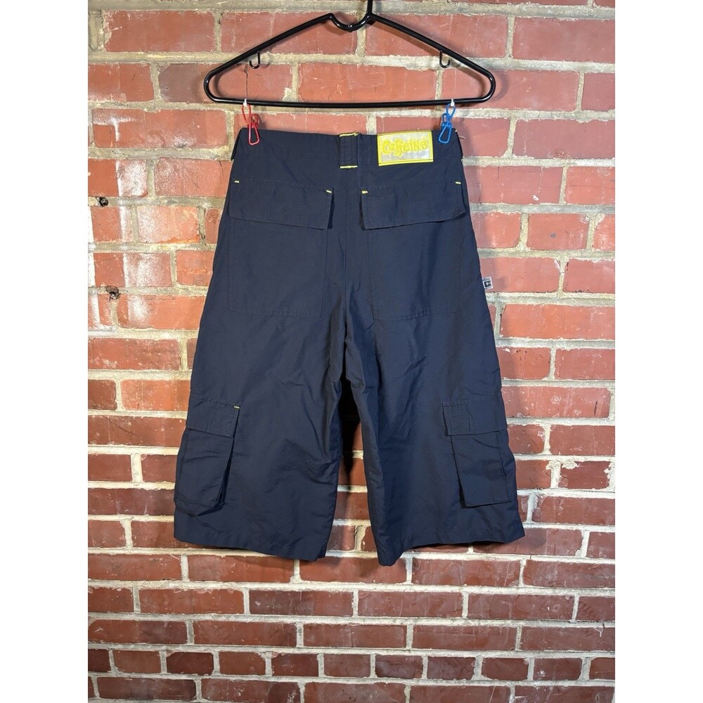 Vintage Y2k Caffeine Shorts Baggy Cargo Skater Rave Adult Size 28 (R 27 x 17)